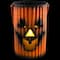 3 Piece Black & Orange Metal Pumpkin Lantern Halloween Decoration Set